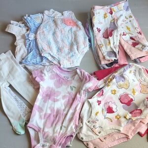 Baby Girls 0-3M Clothing Bundle 23 Pieces‎